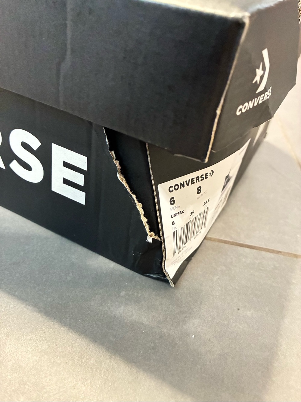 Converse Chuck Taylor All Star Lift Double Stack High-Top Sneaker Black & White - Picture 9 of 9